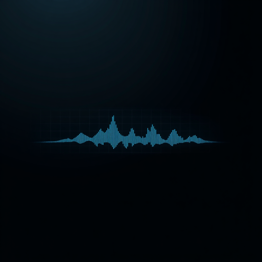 Futuristic friendly voice assistant robot illustration